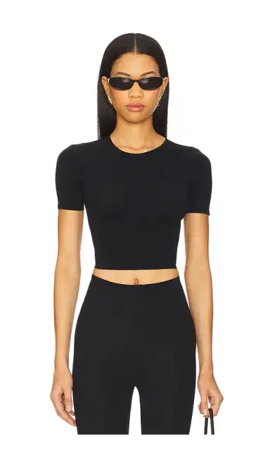 Commando Ballet Body Cropped Crewneck Tee | Thumbnail 1 Commando Ballet Body Cropped Crewneck Tee | Thumbnail 1