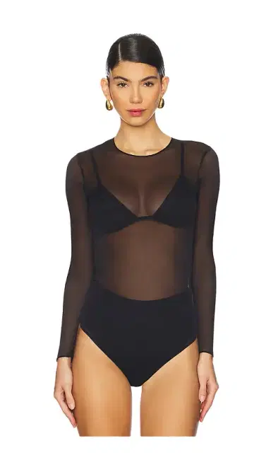 Commando Chic Mesh Bodysuit | Thumbnail 2