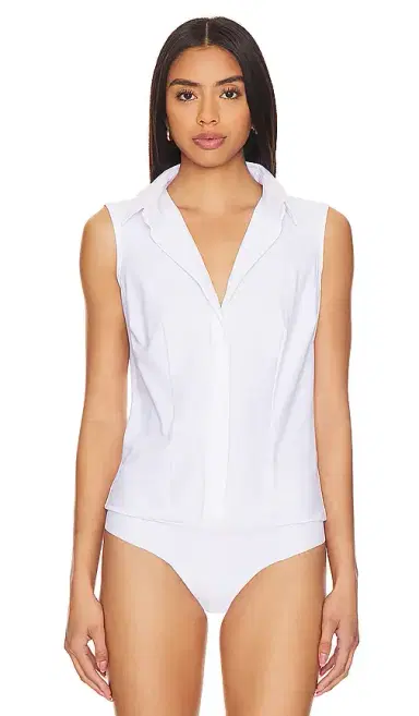 Commando Classic Sleeveless Button Down Bodysuit | Thumbnail 2