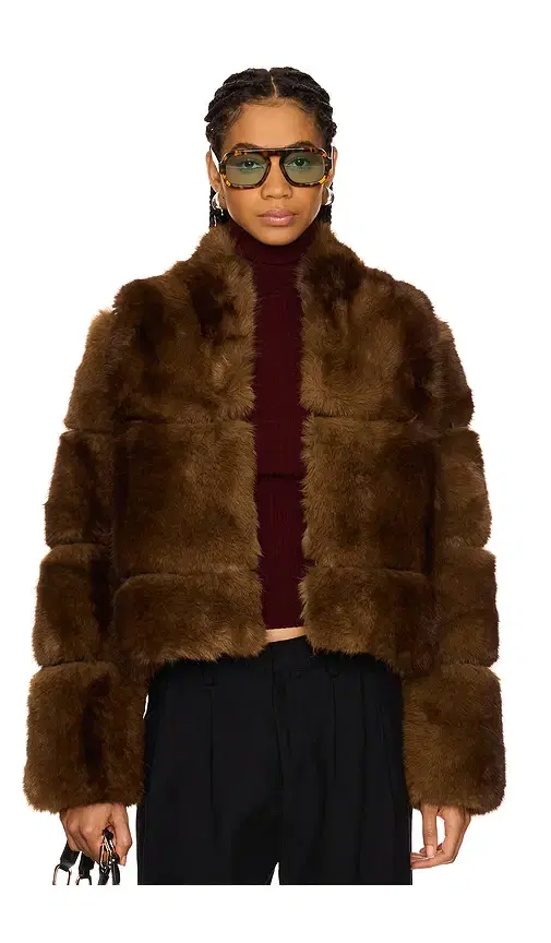 Sai Mink Short Coat