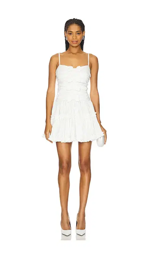 Whipped Cream Taffeta Mini Dress