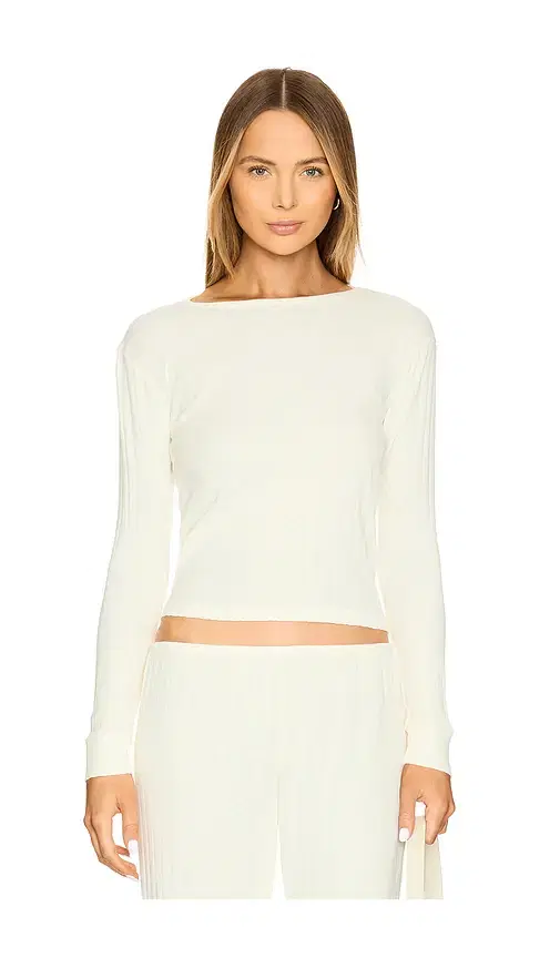 Pointelle Long Sleeve