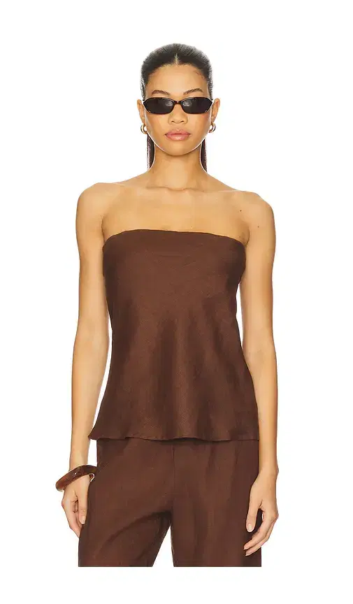 x REVOLVE The Linen Tube Top