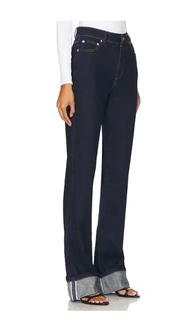 SEROYA Ashton High Rise Slim Flare Jeans | Thumbnail 2