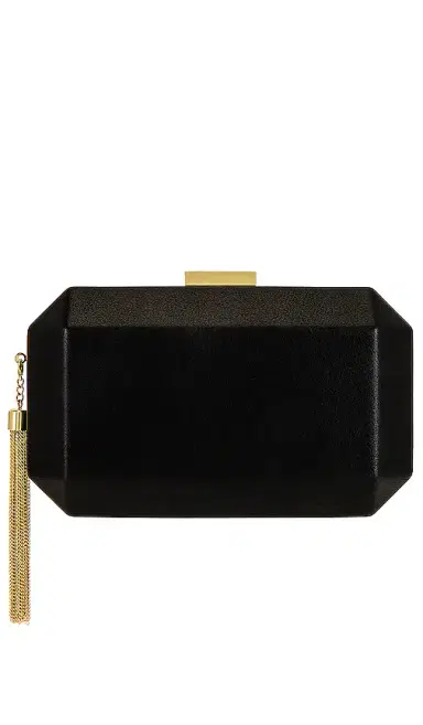 olga berg Lia Facetted Clutch With Tassel | Thumbnail 2
