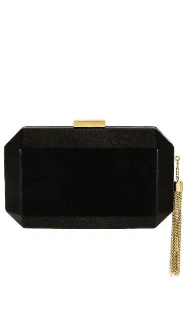 olga berg Lia Facetted Clutch With Tassel | Thumbnail 1