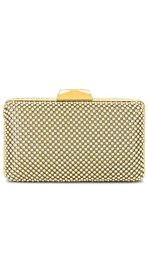 olga berg Natasha Ball Mesh Clutch