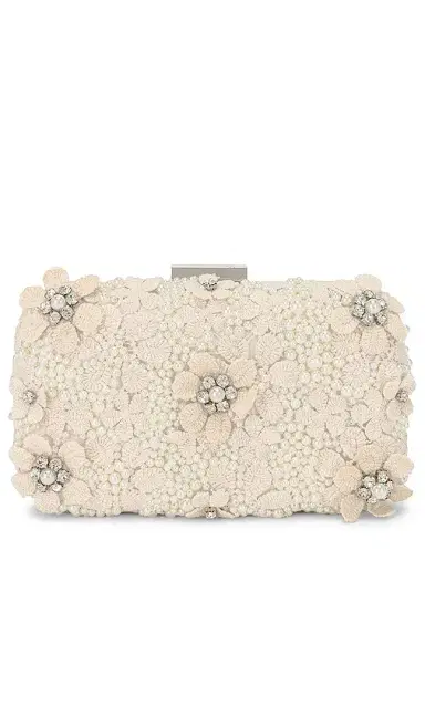 olga berg Beth Encrusted Pod Style Clutch | Thumbnail 1