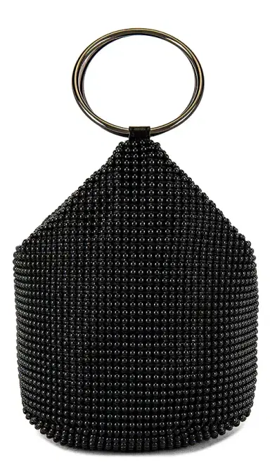 olga berg Bianca Ball Mesh Handle Bag | Thumbnail 1 olga berg Bianca Ball Mesh Handle Bag | Thumbnail 1