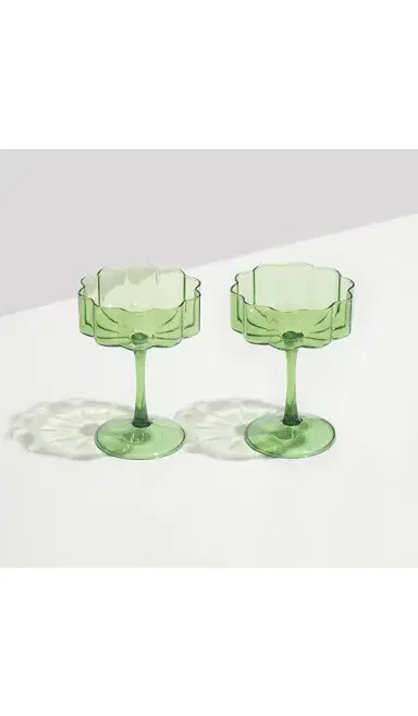 FAZEEK Wave Coupe Glasses Set of 2 | Thumbnail 2