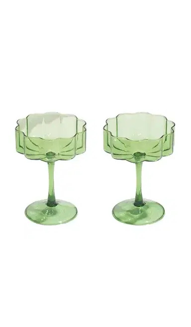 FAZEEK Wave Coupe Glasses Set of 2 | Thumbnail 1