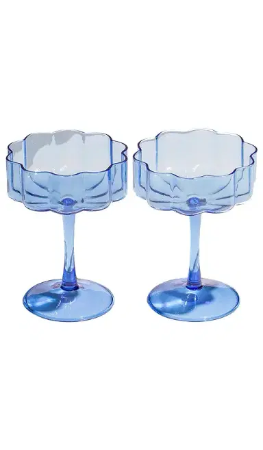 FAZEEK Wave Coupe Glasses Set of 2 | Thumbnail 1