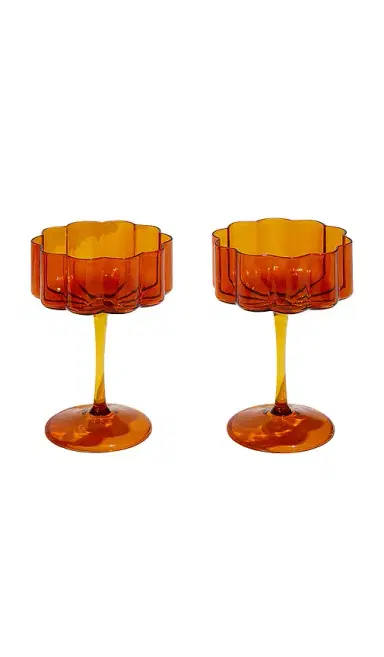FAZEEK Wave Coupe Glasses Set of 2 | Thumbnail 1