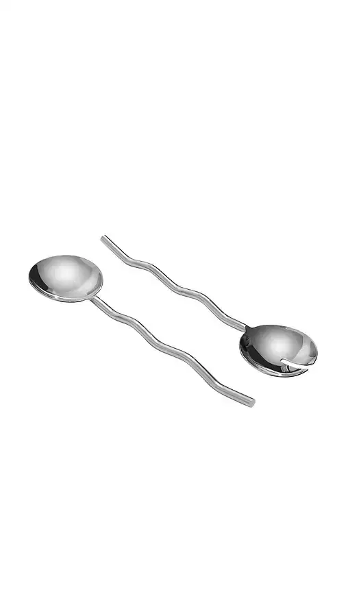 FAZEEK Wave Salad Servers Set Of 2