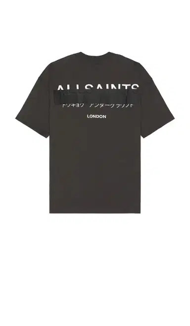 AllSaints Redact Short Sleeve Crew | Thumbnail 2 AllSaints Redact Short Sleeve Crew | Thumbnail 2