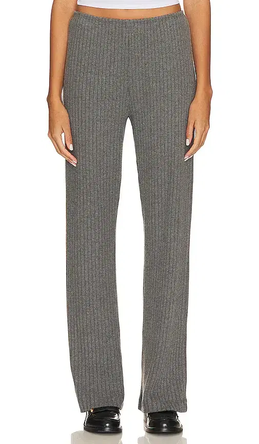 Sweater Rib Simple Pant