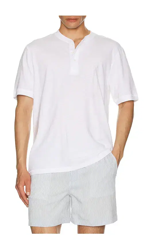 Short Sleeve Sunwashed Henley