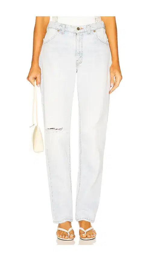 aligrace Vintage Classic Relaxed Long Jeans