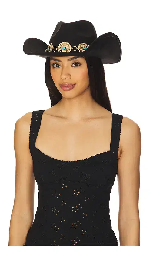 Faux Suede Dixie Cowboy Hat