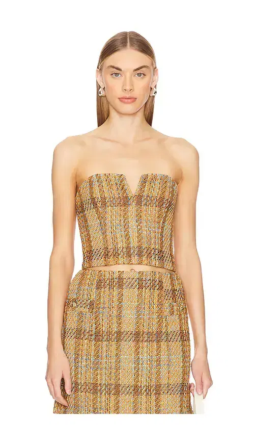 Enelda Tweed Top