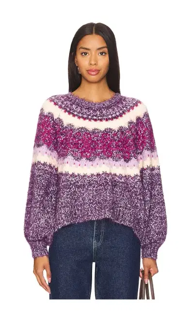 Free People Festive Frost Pullover | Thumbnail 1