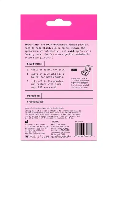 Starface Hydro-Star Pink Pimple Patches | Thumbnail 2