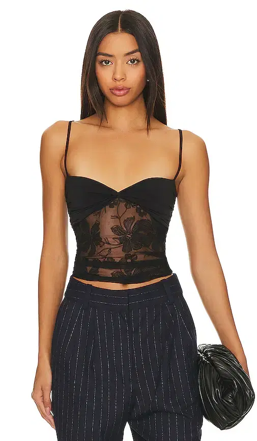 Musier Paris Lalou Top With Lace