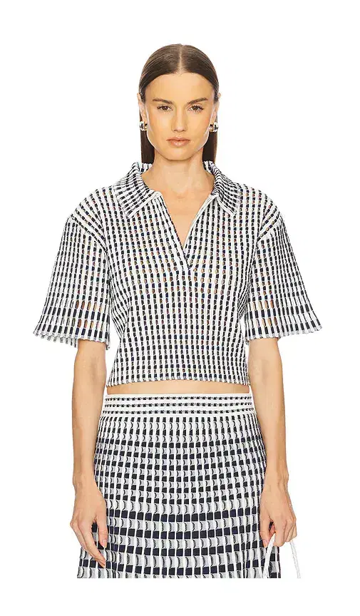 SIMKHAI Adley Cropped Polo
