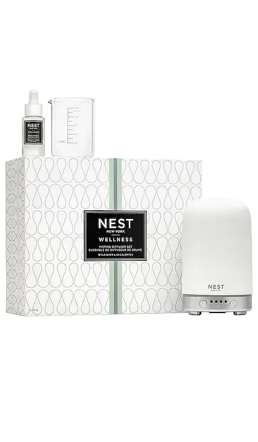 Wild Mint & Eucalyptus Misting Diffuser Set Wild Mint & Eucalyptus Misting Diffuser Set