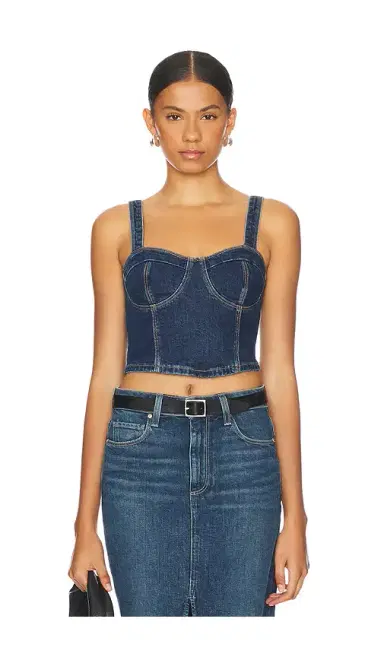 PAIGE Guilia Denim Top | Thumbnail 1