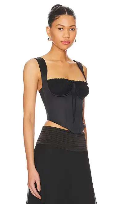 Guizio Ruched Cup Bustier Top | Thumbnail 2 Guizio Ruched Cup Bustier Top | Thumbnail 2