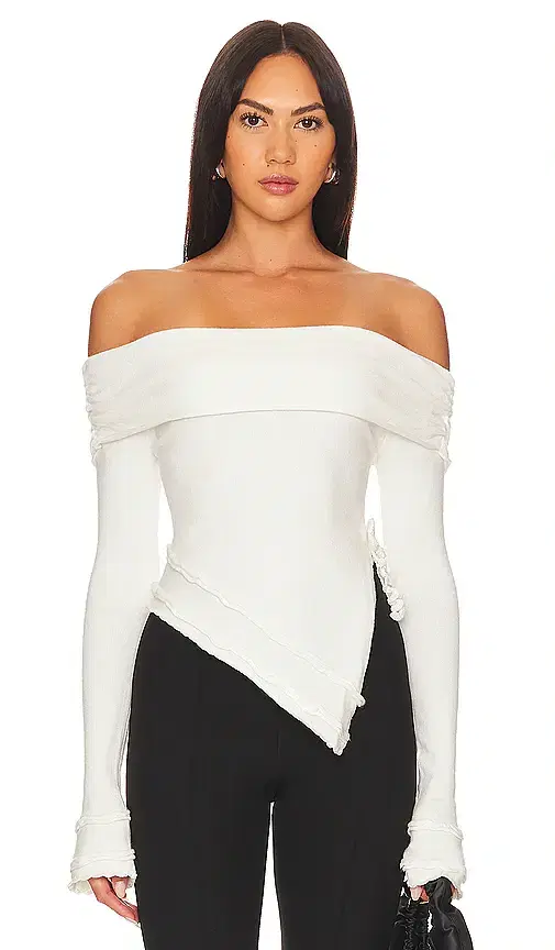 Soler Fold Over Knit Top