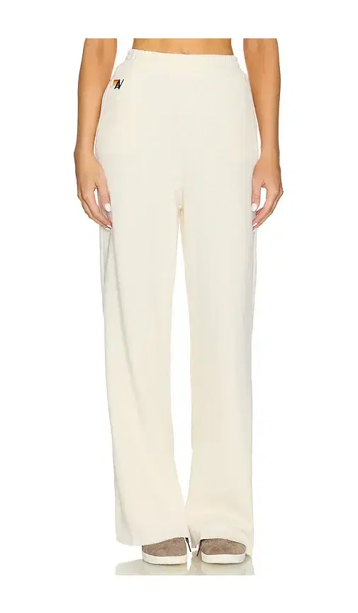 Aviator Nation Wide Leg Womens Pocket Sweatpants