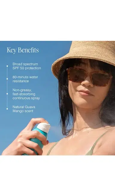 COOLA Classic Body Organic Sunscreen Spray SPF 50 | Thumbnail 3 COOLA Classic Body Organic Sunscreen Spray SPF 50 | Thumbnail 3