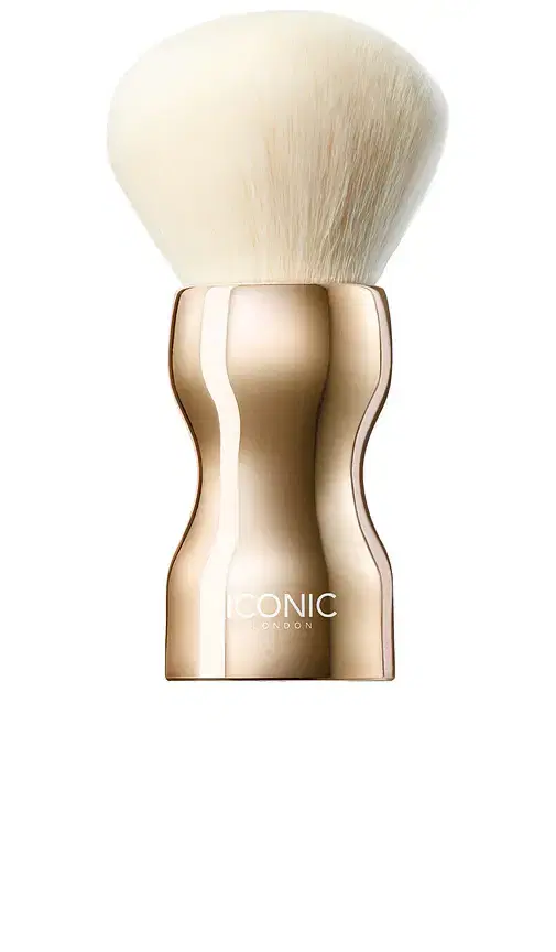 ICONIC LONDON Tan And Buff Brush