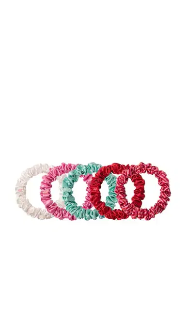 Slip Midi Scrunchies Set Of 5 | Thumbnail 2 Slip Midi Scrunchies Set Of 5 | Thumbnail 2
