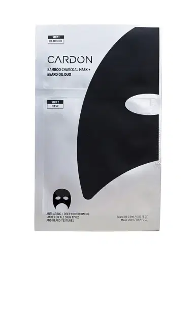 CARDON Bamboo Charcoal Mask & Beard Oil 4 Pack | Thumbnail 2 CARDON Bamboo Charcoal Mask & Beard Oil 4 Pack | Thumbnail 2