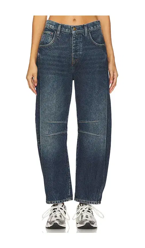 Free People x We The Free Good Luck Mid Rise Barrel Jeans