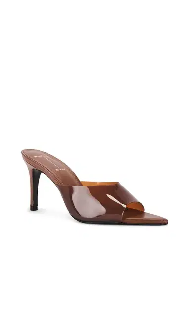 Black Suede Studio Belle 80 Mule | Thumbnail 2
