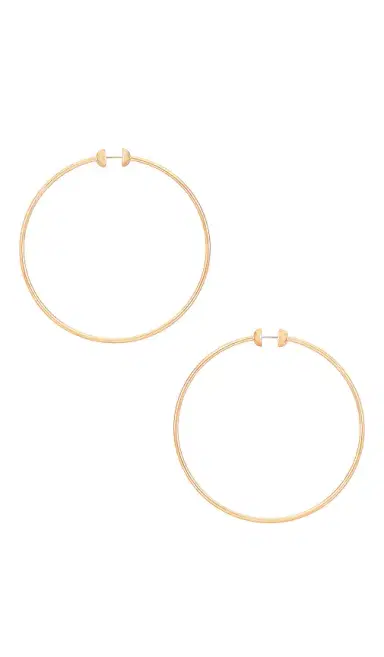 Jenny Bird Icon Large Hoop Earrings | Thumbnail 2 Jenny Bird Icon Large Hoop Earrings | Thumbnail 2