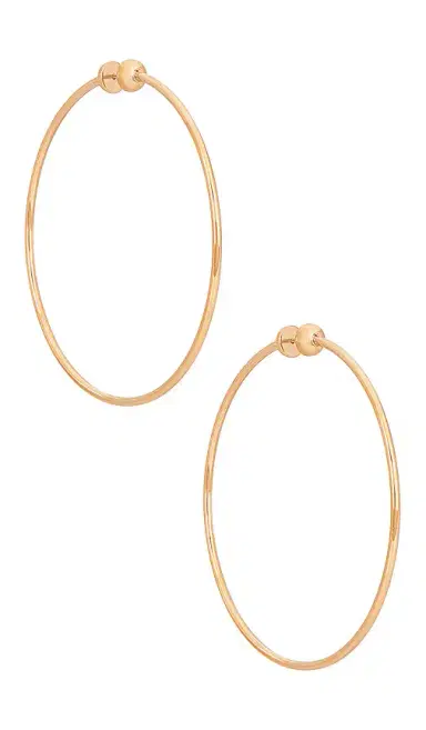 Jenny Bird Icon Large Hoop Earrings | Thumbnail 1 Jenny Bird Icon Large Hoop Earrings | Thumbnail 1