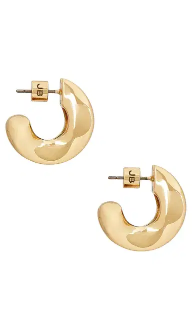 Jenny Bird Chunky Doune Hoop Earrings | Thumbnail 2 Jenny Bird Chunky Doune Hoop Earrings | Thumbnail 2