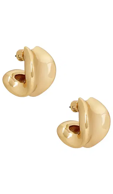 Jenny Bird Chunky Doune Hoop Earrings | Thumbnail 1 Jenny Bird Chunky Doune Hoop Earrings | Thumbnail 1