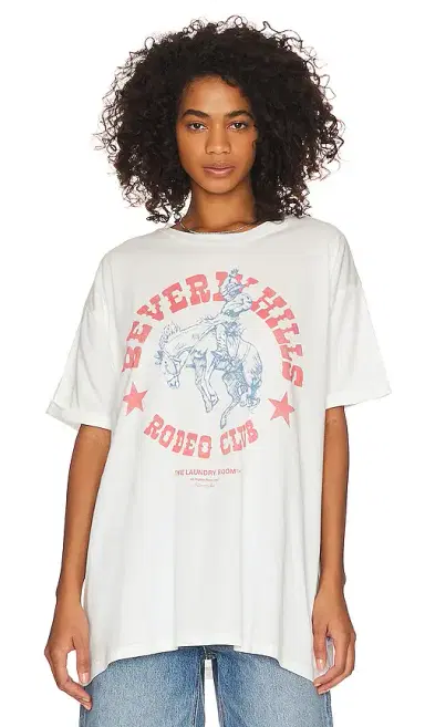 The Laundry Room Beverly Hills Rodeo Club Oversized Tee | Thumbnail 2