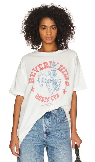 The Laundry Room Beverly Hills Rodeo Club Oversized Tee | Thumbnail 1