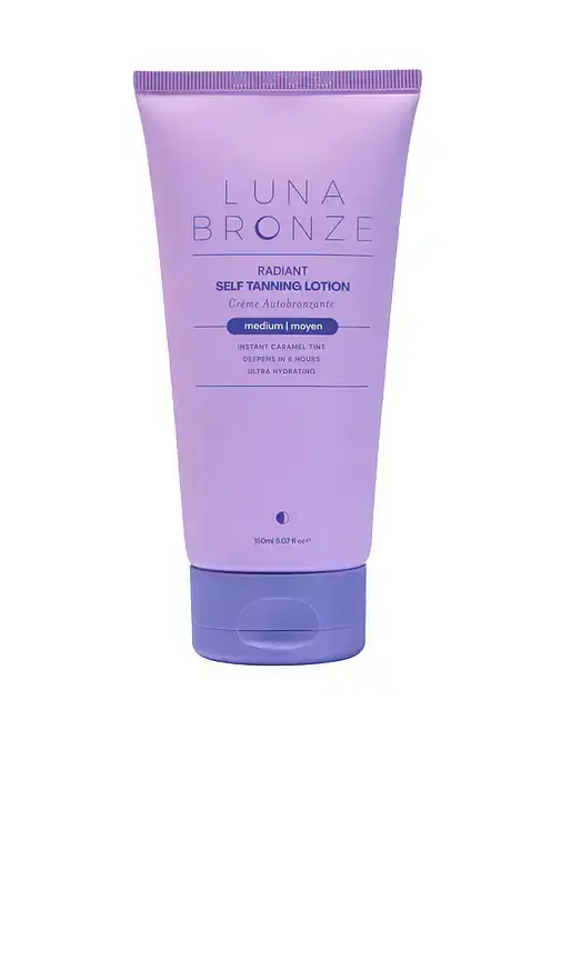 Luna Bronze Radiant Self-Tanning Lotion.