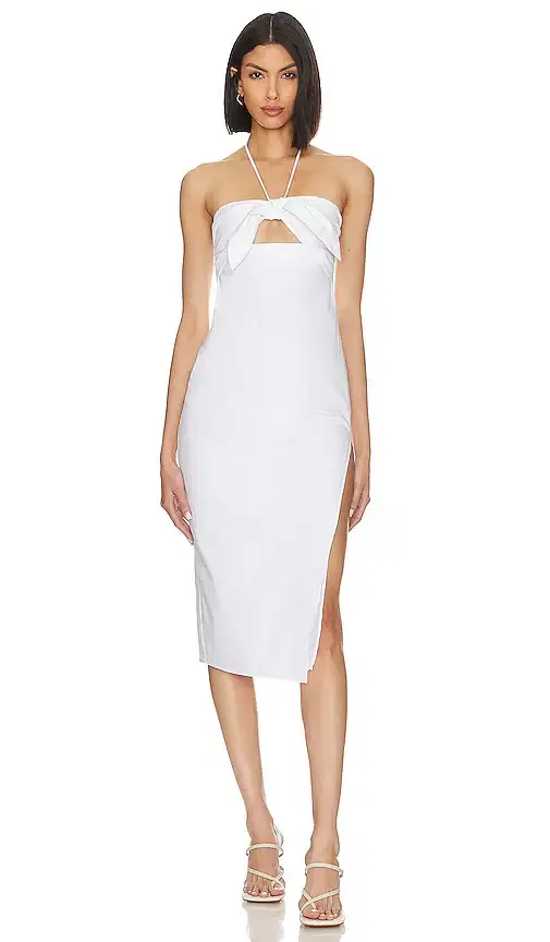 x Jetset Christina Olive Midi Dress