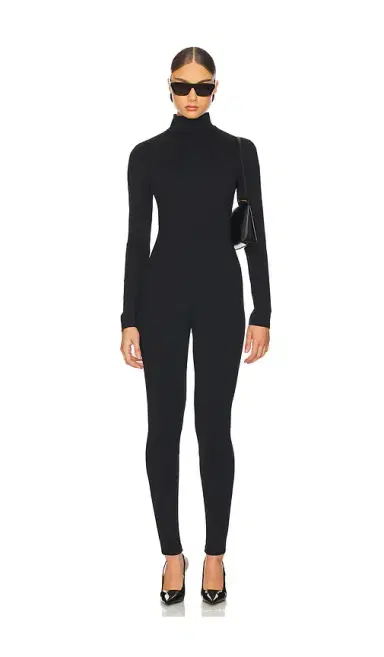 susana monaco Mock Neck Long Sleeve Jumpsuit | Thumbnail 2