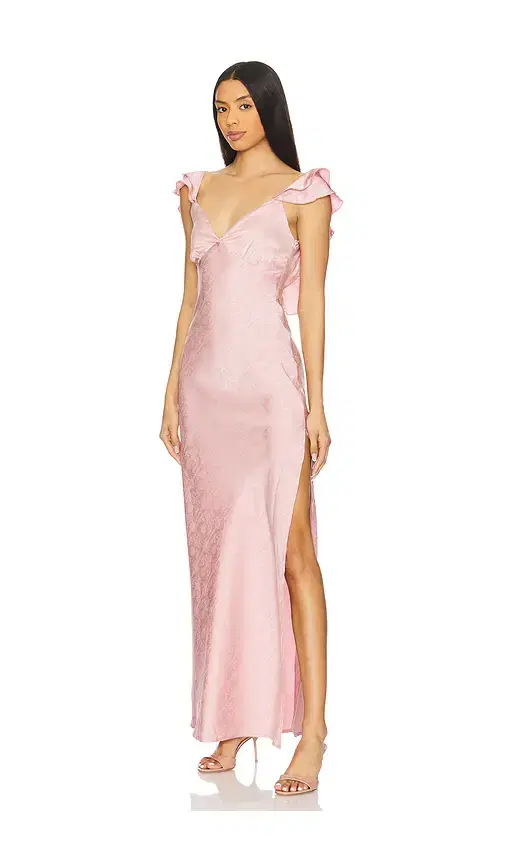 MORE TO COME Becky Ruffle Maxi Dress