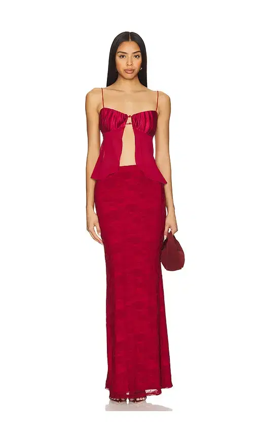 MORE TO COME Ceci Maxi Skirt Set